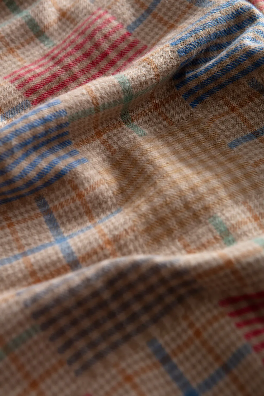 Edmmond Studios Yeld Shirt chemise homme marron à carreaux