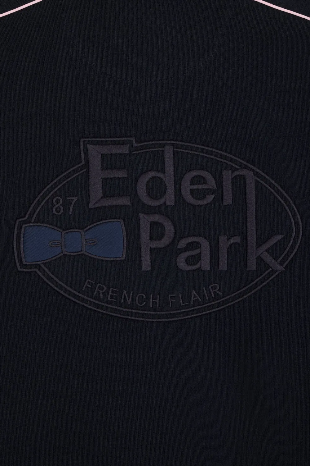 Eden Park maillot rugby jersey marine rose ML