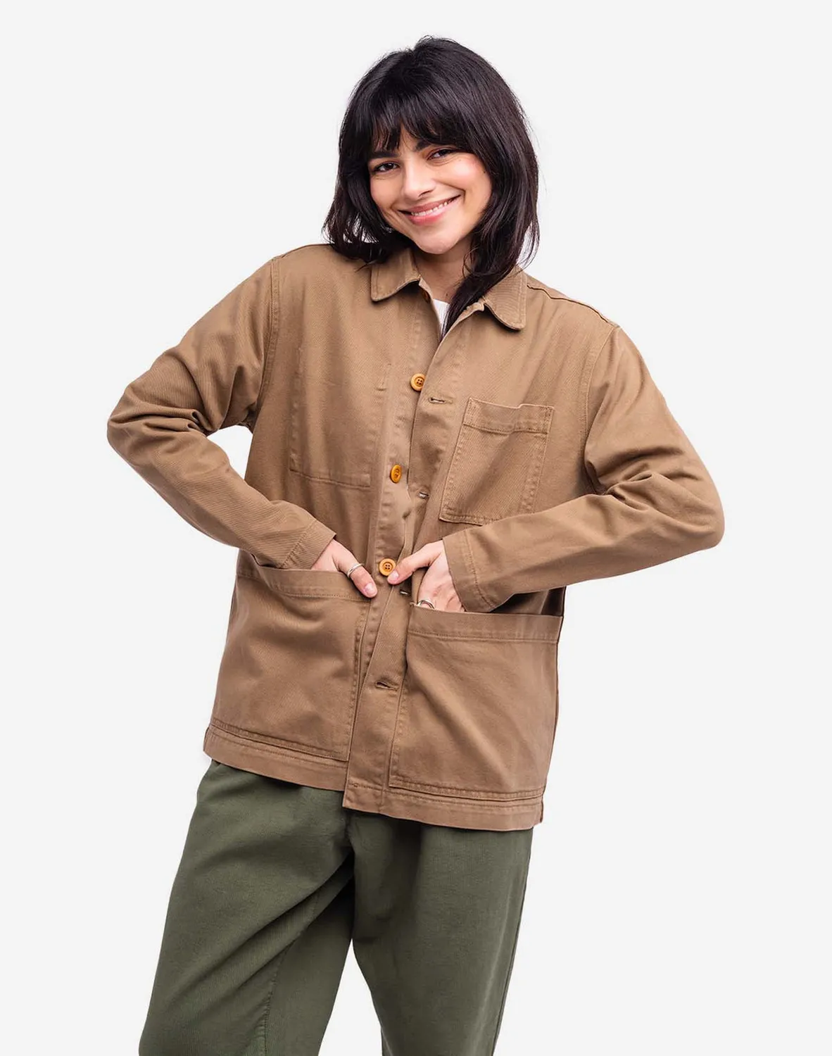 Olow Chucalescu Veste Taupe Poches Artisan