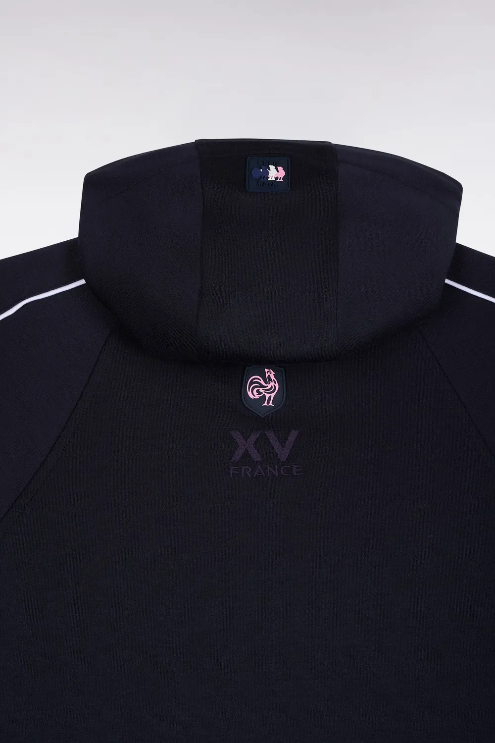 Eden Park XV de France sweat zippé capuche marine coupe droite