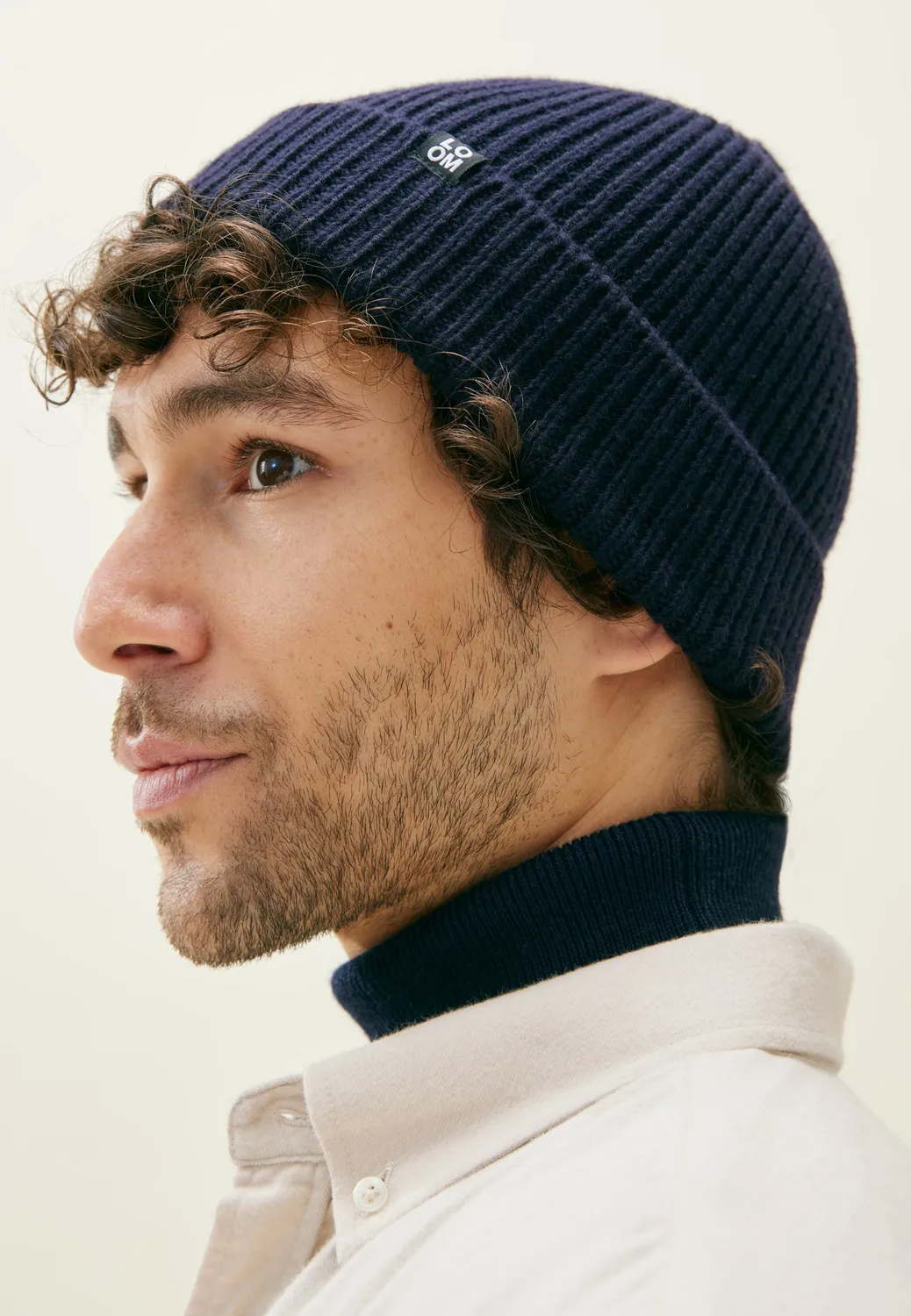 Loom bonnet mérinos chaud noir