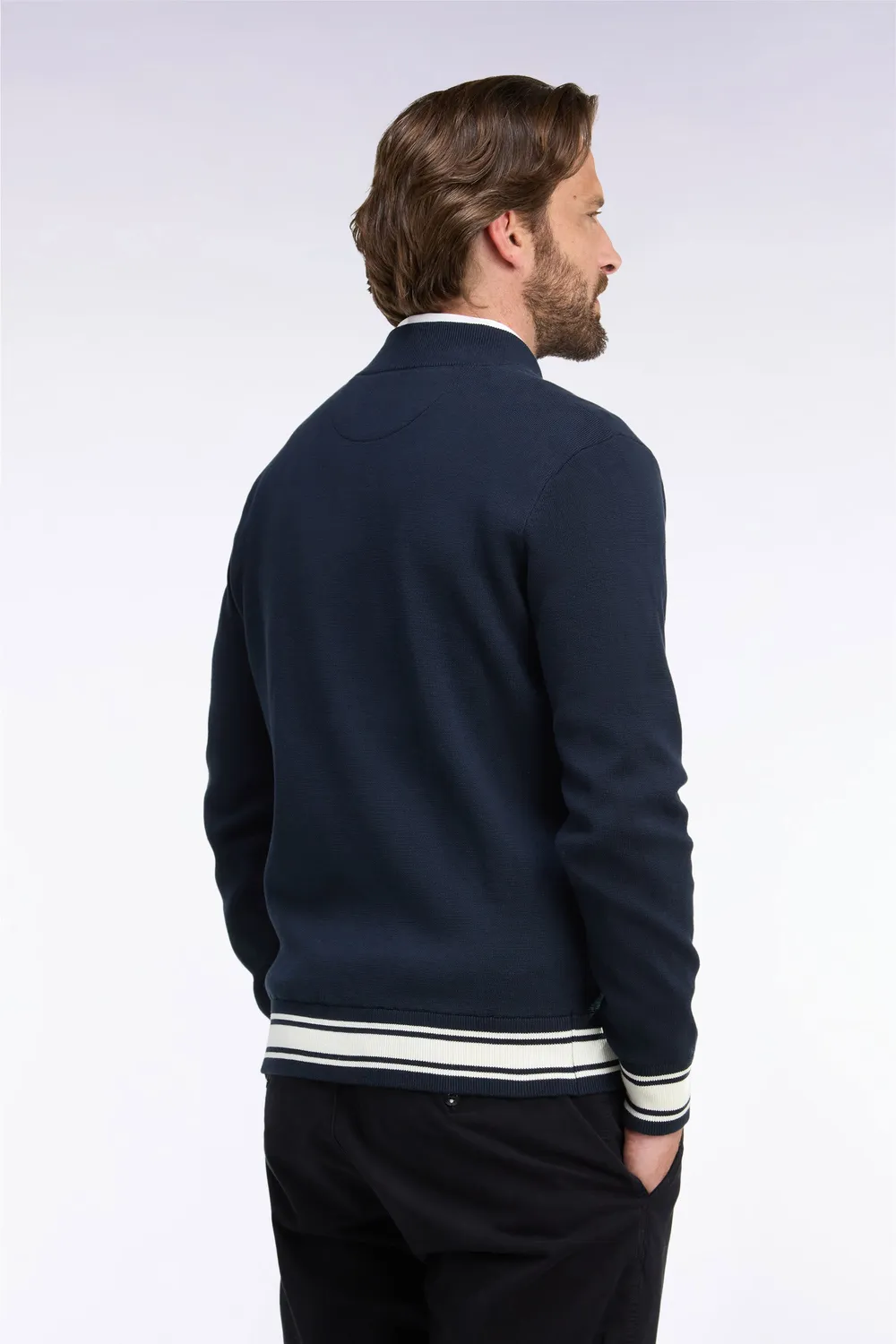 Eden Park College cardigan teddy marine droit