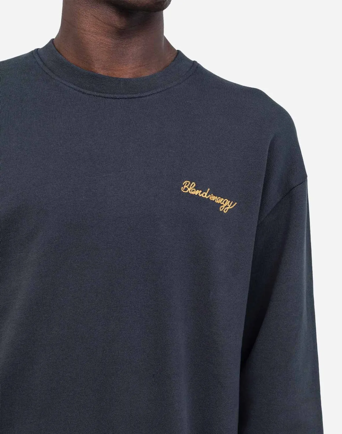 OLOW City sweat noir carbone coton bio