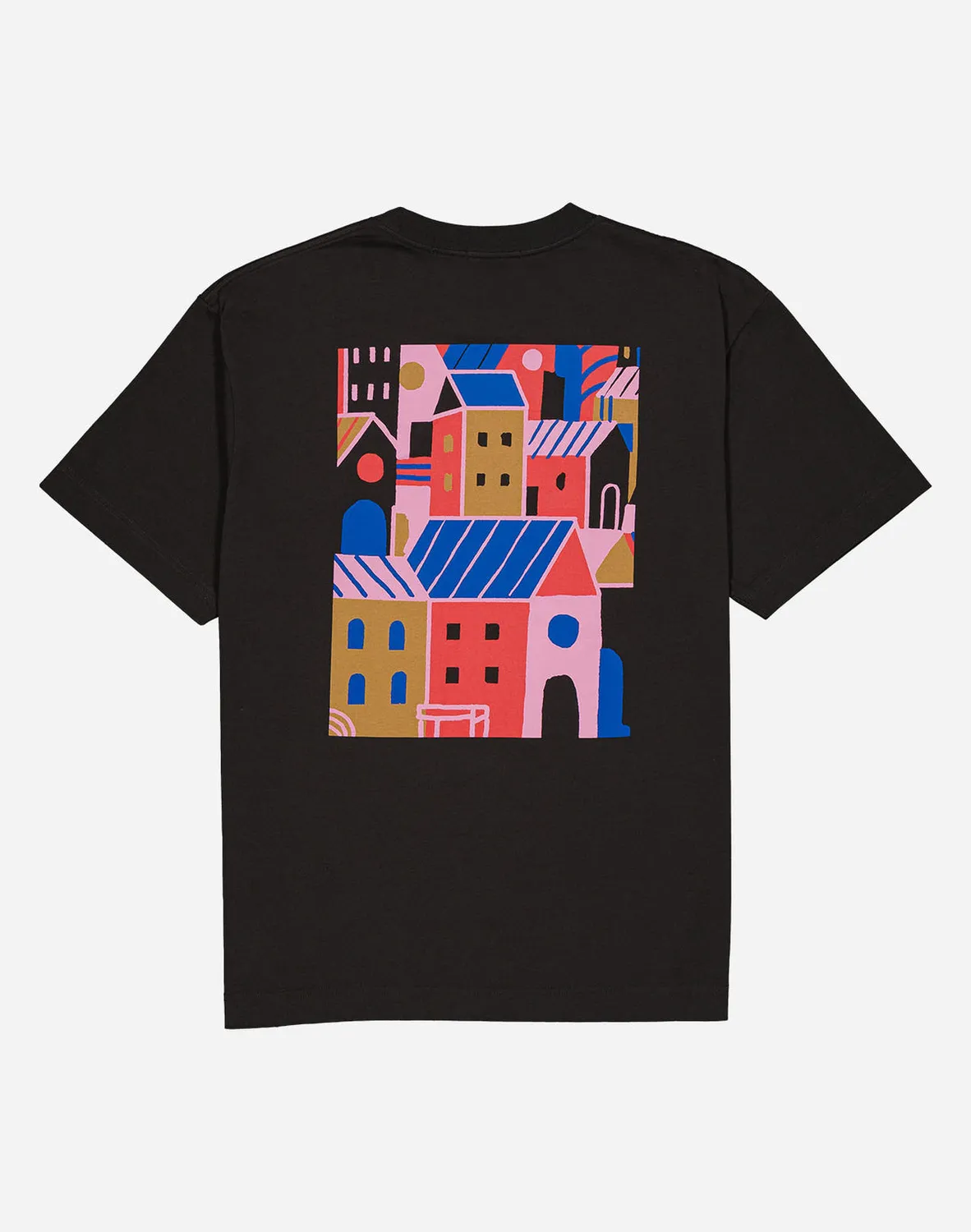 OLOW City t-shirt homme noir carbone coton bio