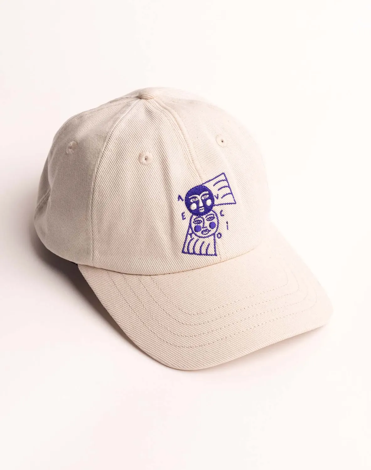 OLOW Six Panel Avec Toi casquette écru coton bio