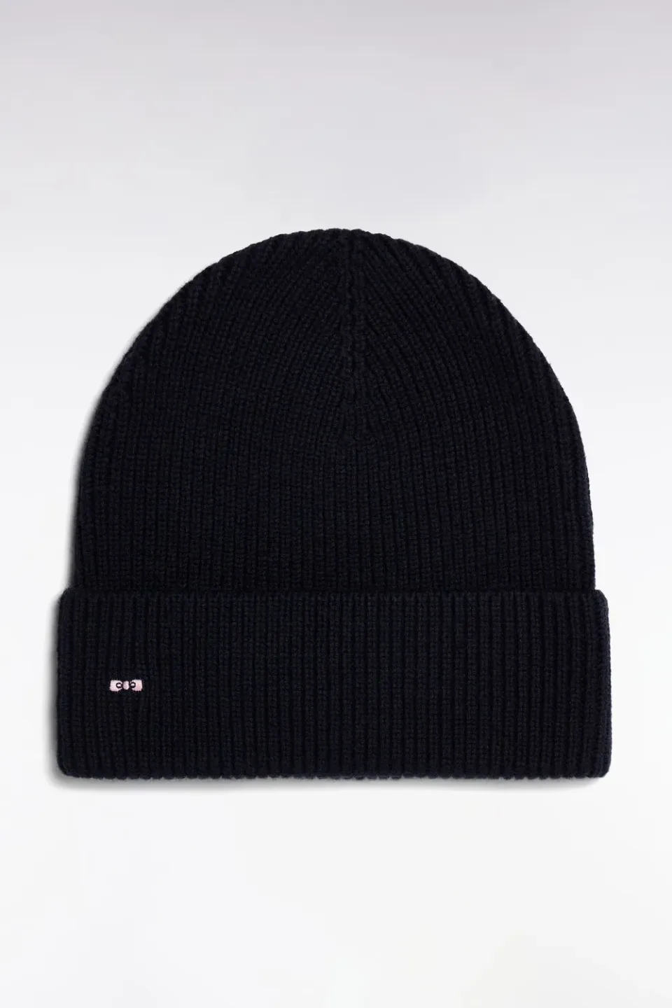 Eden Park bonnet côtelé laine coton marine taille unique chaud