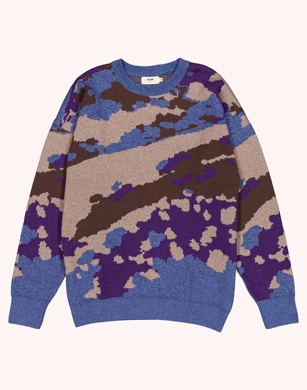OLOW Superbloom pull multicolore laine mérinos