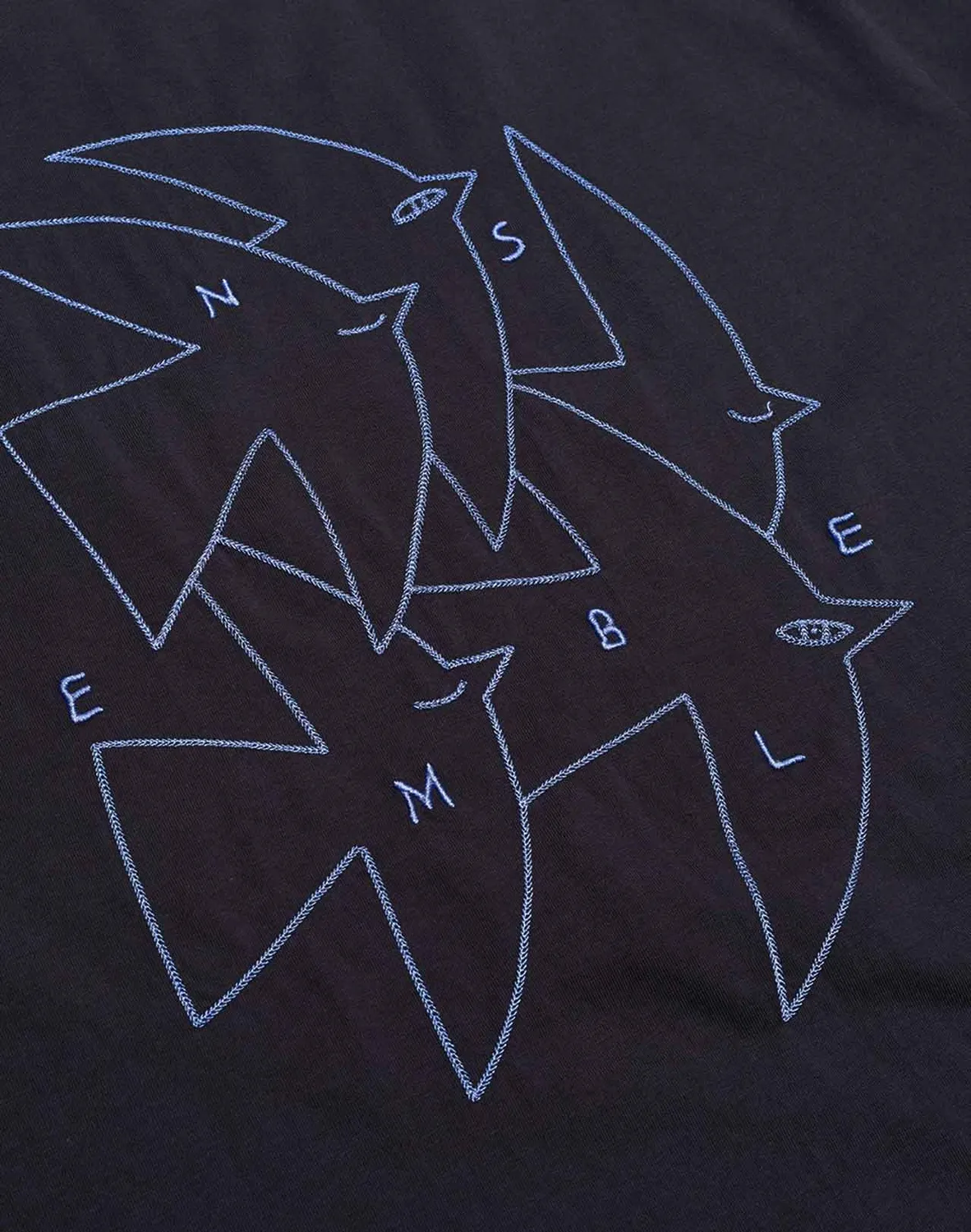 OLOW Ensemble t-shirt noir carbone coton bio