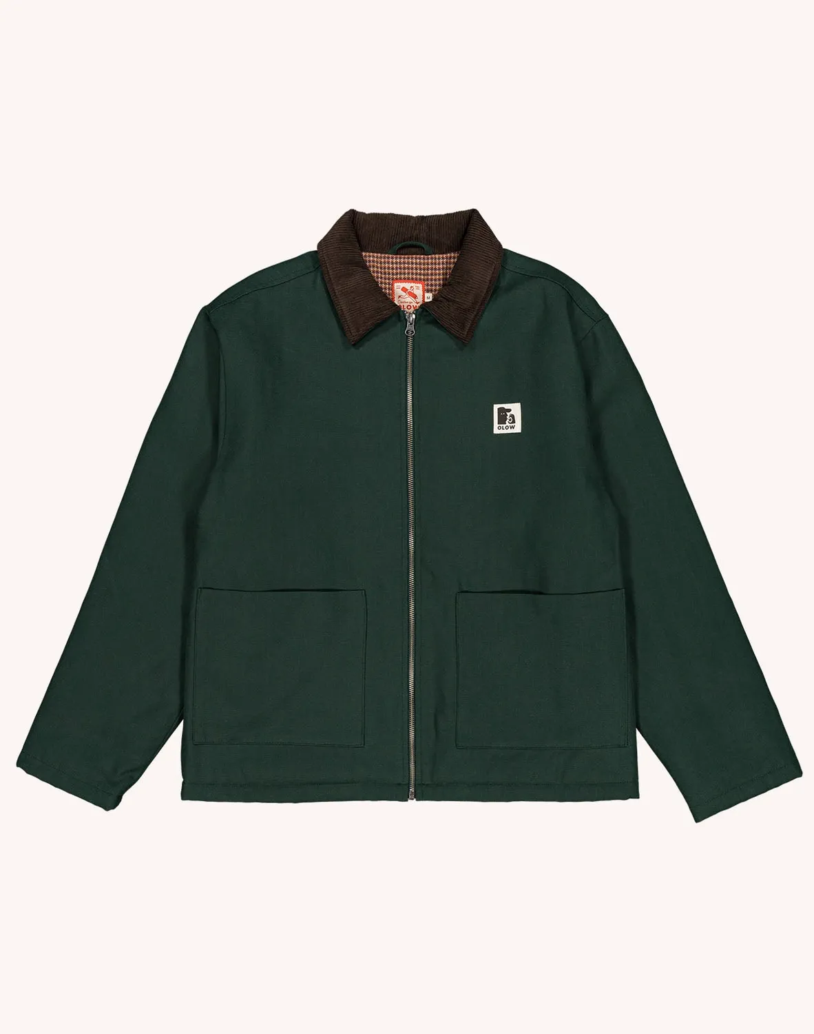 OLOW Yarm blouson workwear vert mélèze matelassé