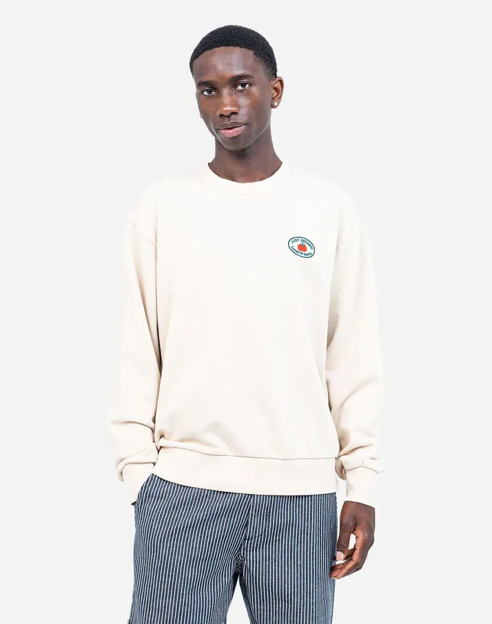 OLOW Lunch Time sweat crème coton bio