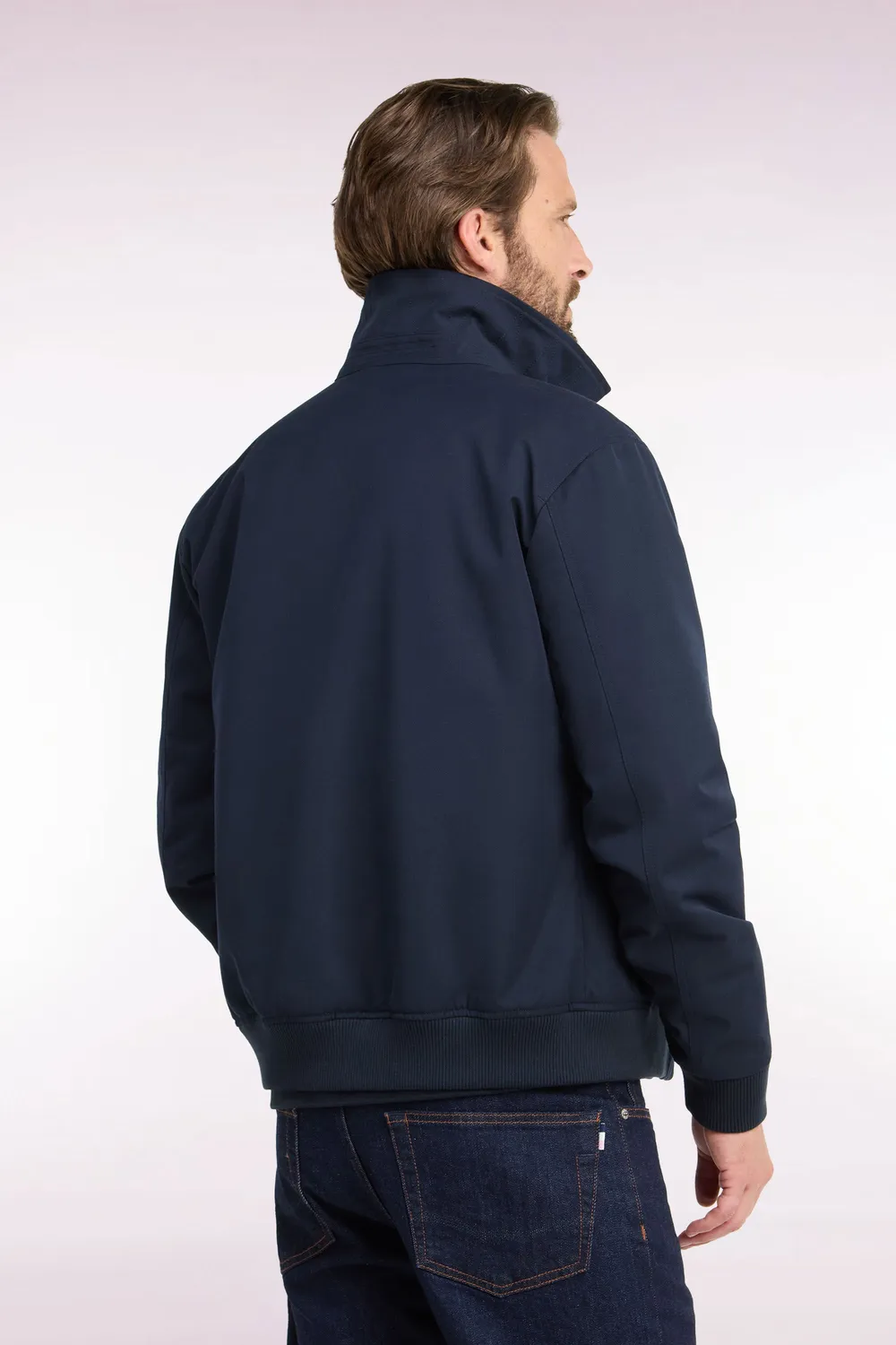 Eden Park Legend Rugby blouson nylon marine coupe droite