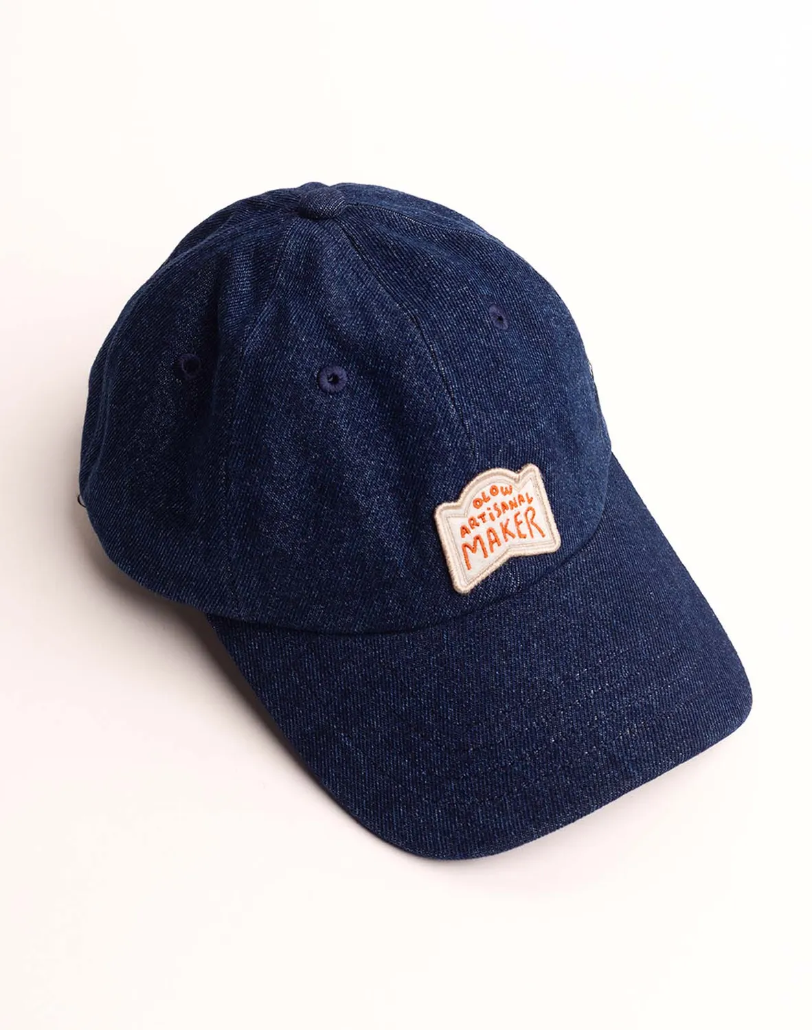 OLOW Maker casquette six-panel bleu denim