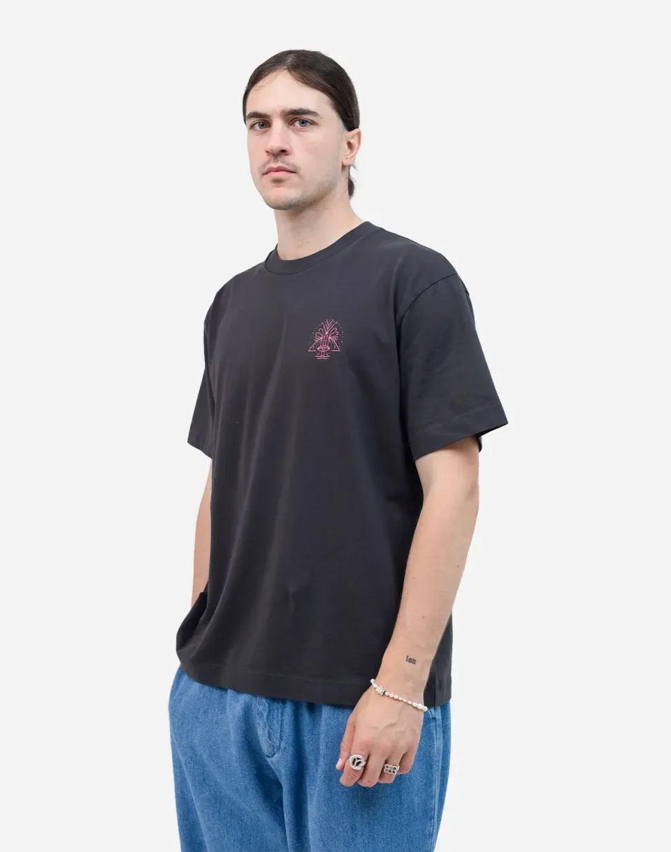 OLOW Gaya t-shirt ample noir carbone coton bio