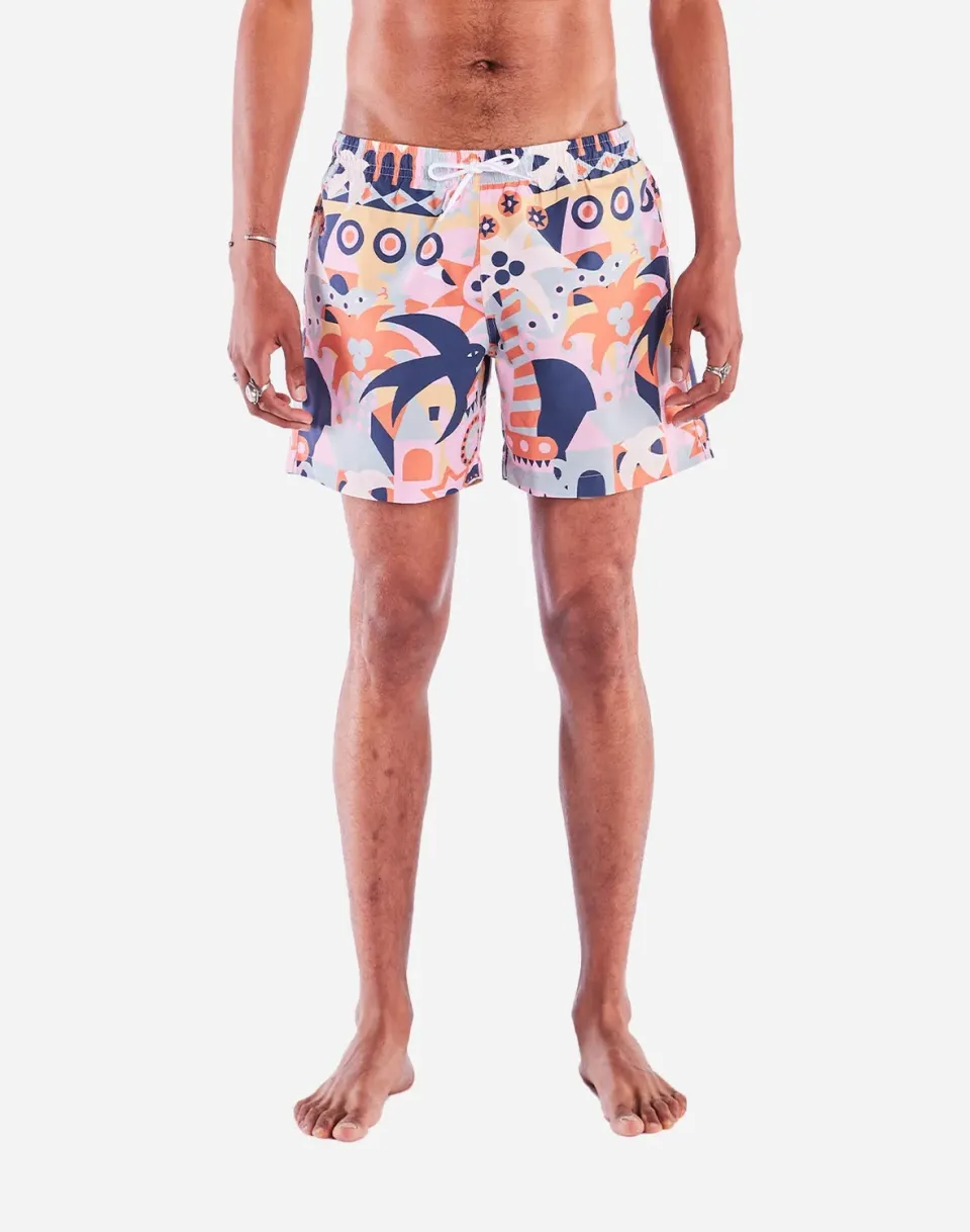 OLOW Guanacaste short de bain multicolore recyclé