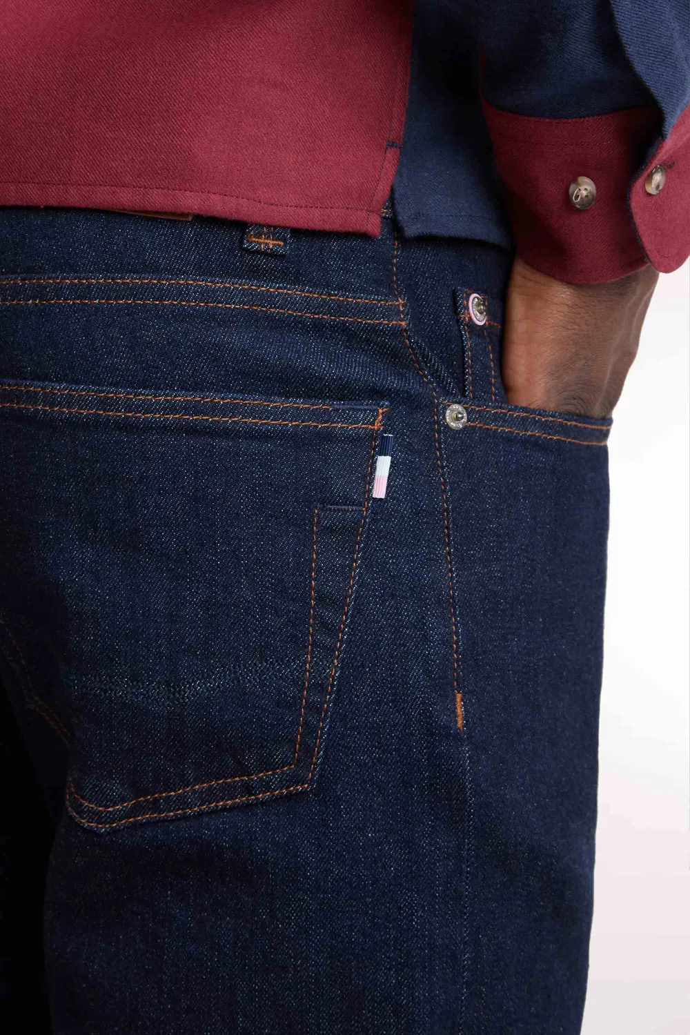Eden Park jean bleu brut homme denim stretch regular