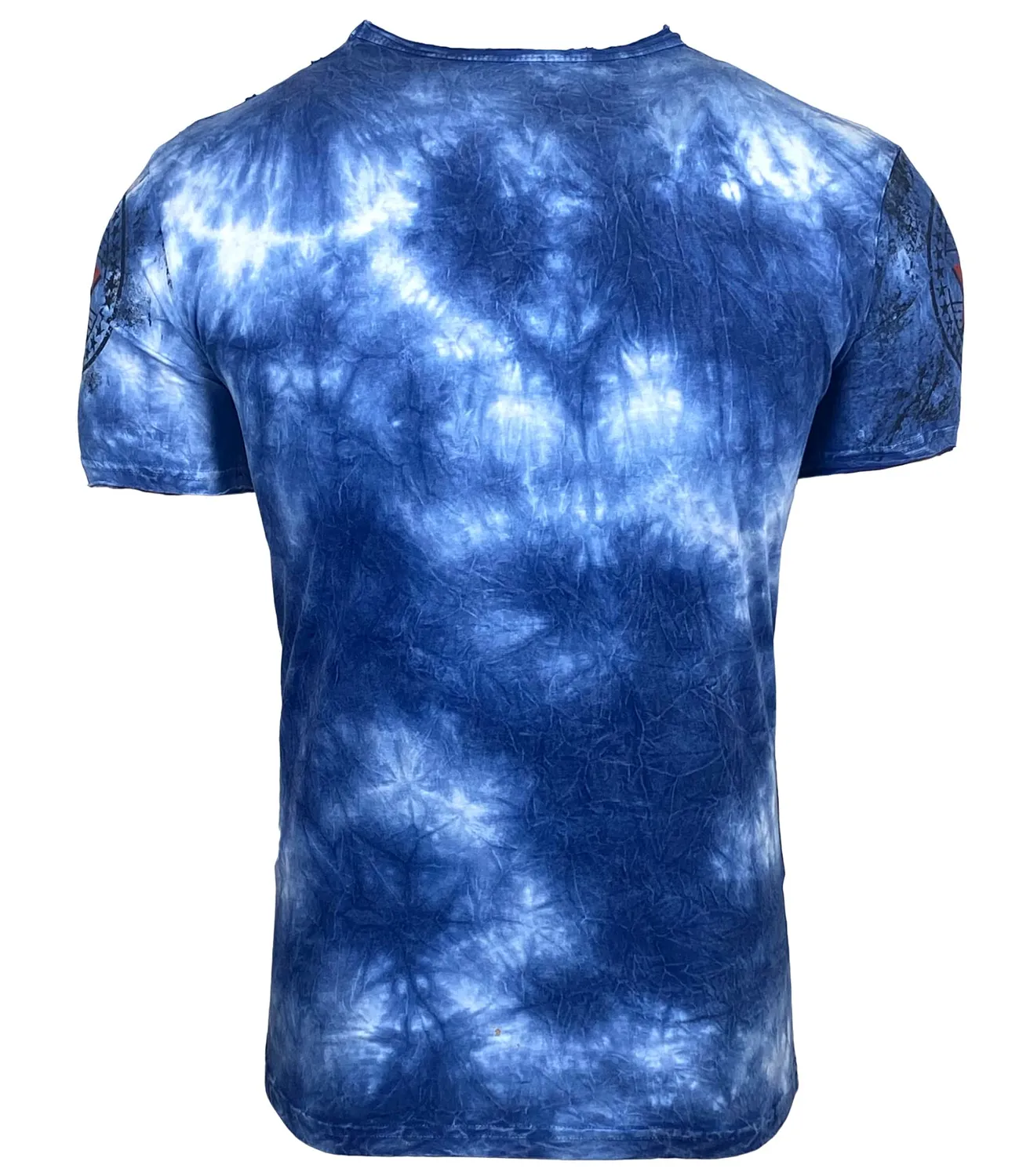 Subliminal Mode BX103 t-shirt homme coton bleu S délavé