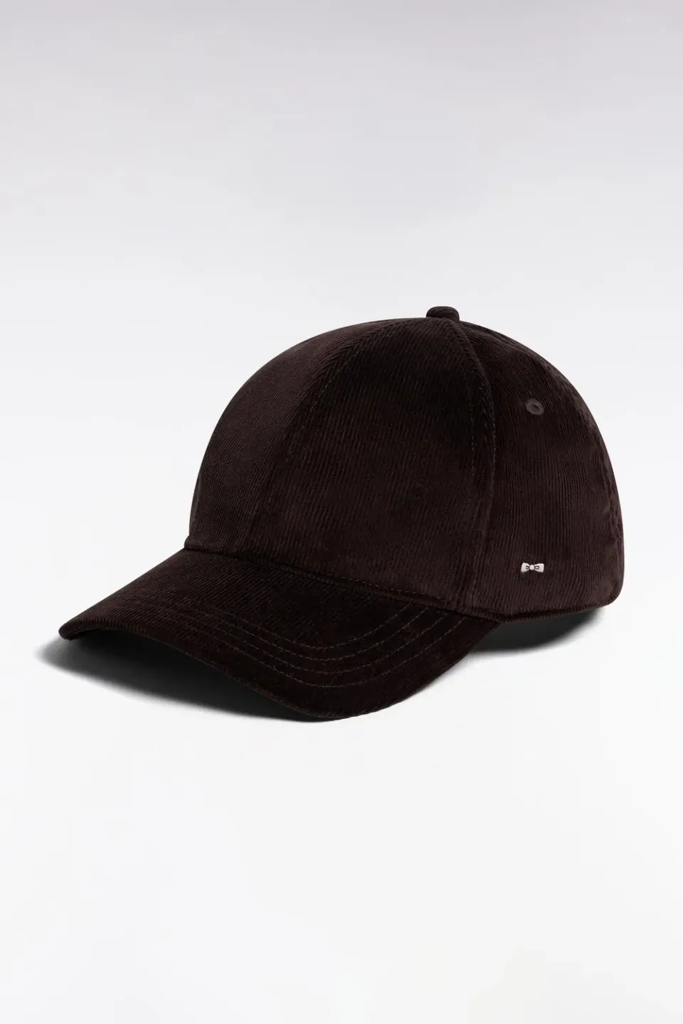 Eden Park casquette velours côtelé marron