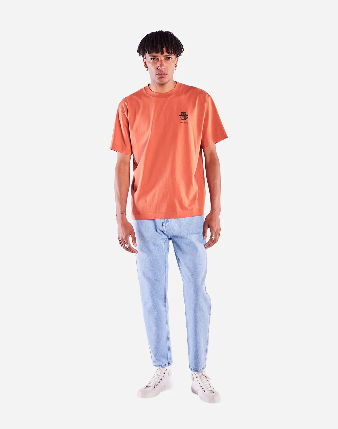 Olow Sabanero t-shirt ample mandarine