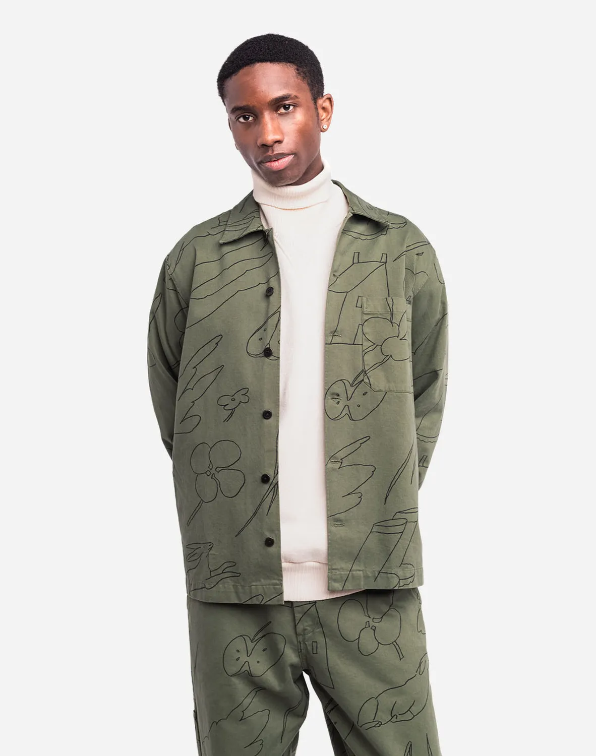 OLOW Décré Gower chemise kaki