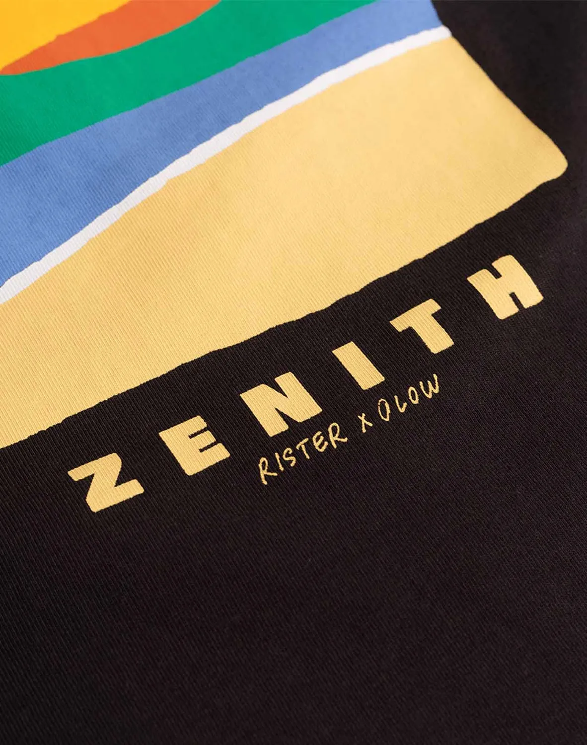 OLOW Zenith t-shirt noir carbone coton bio