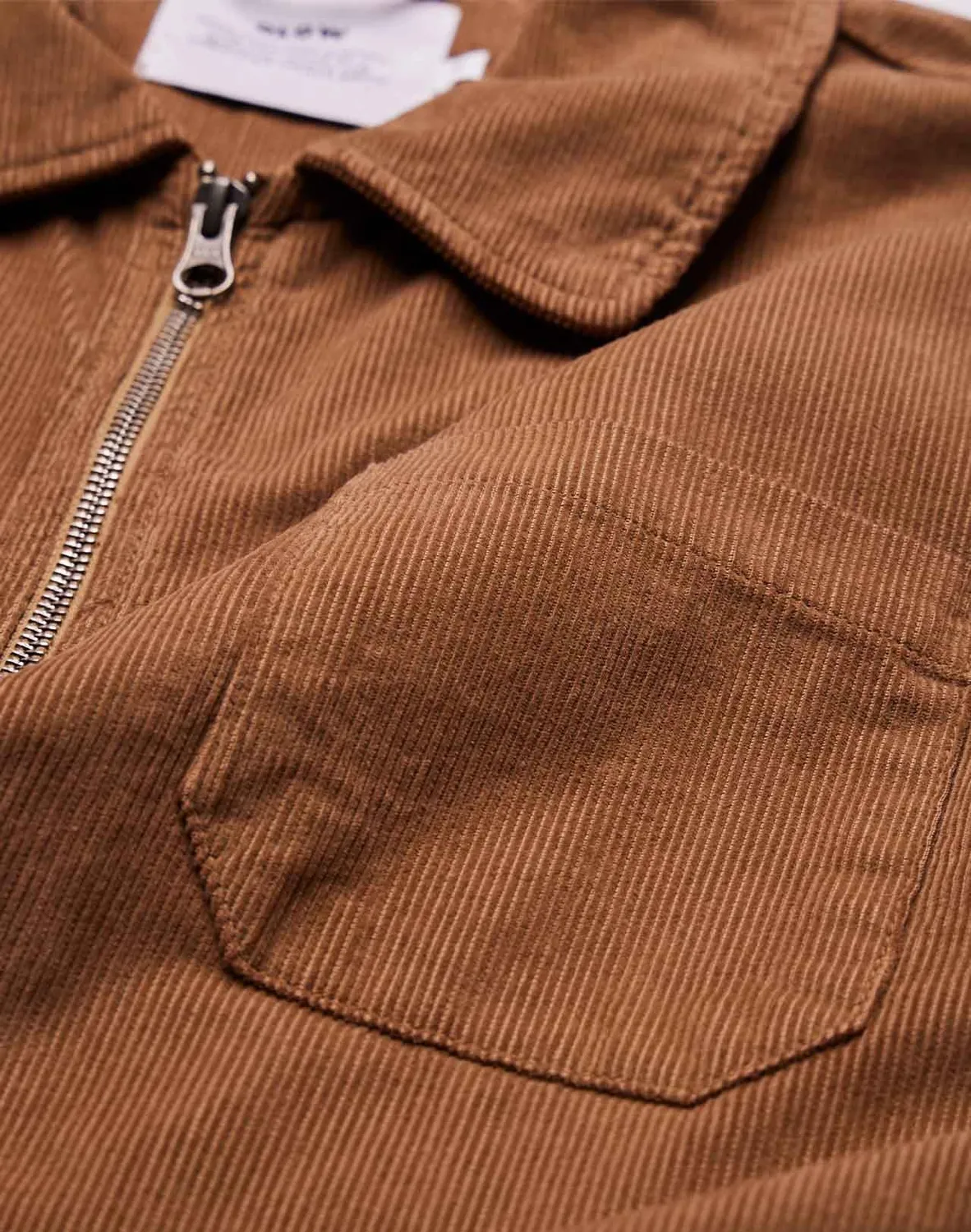 Olow Austol veste taupe velours coton