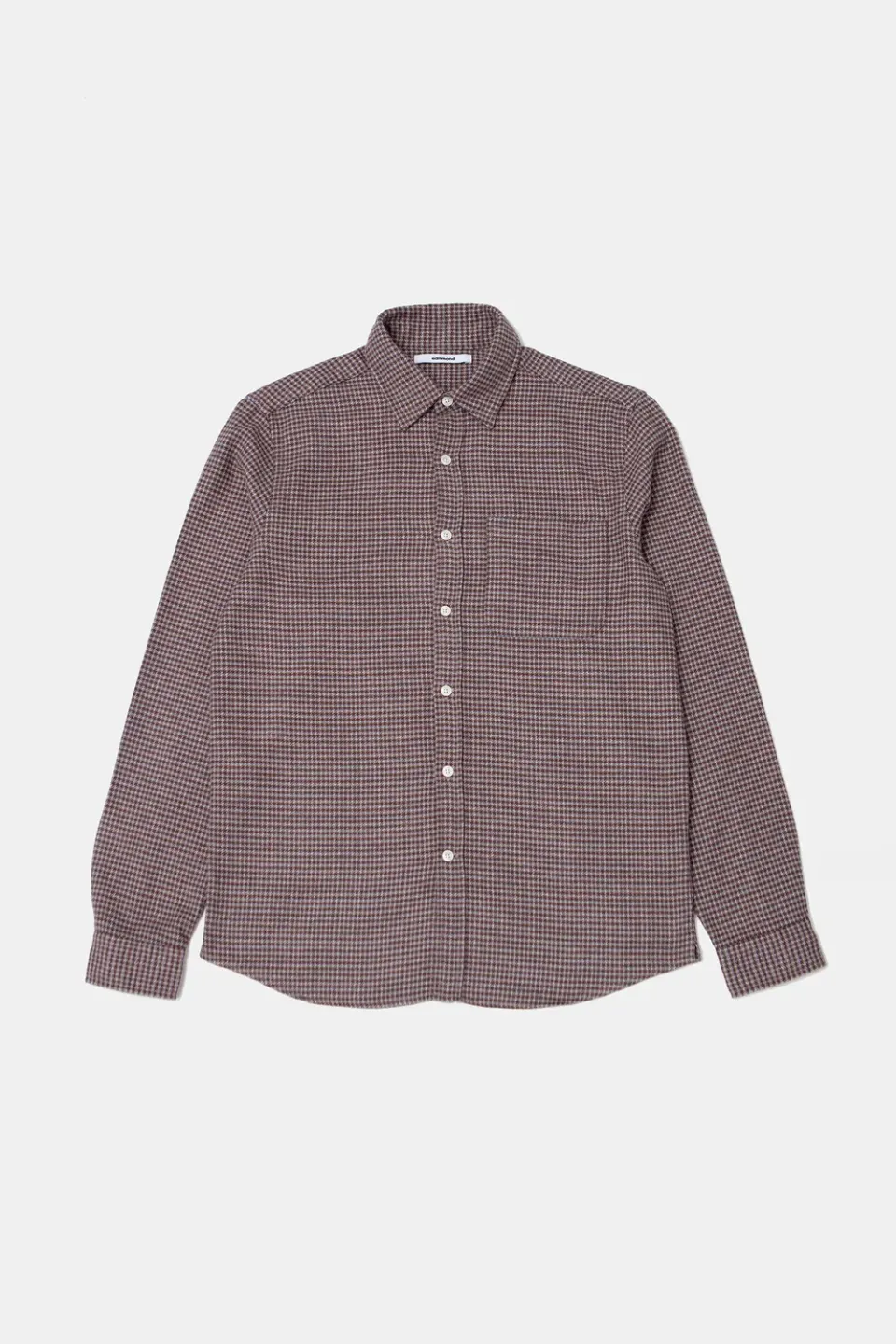 Edmmond Studios Glint Shirt chemise chocolat carreaux