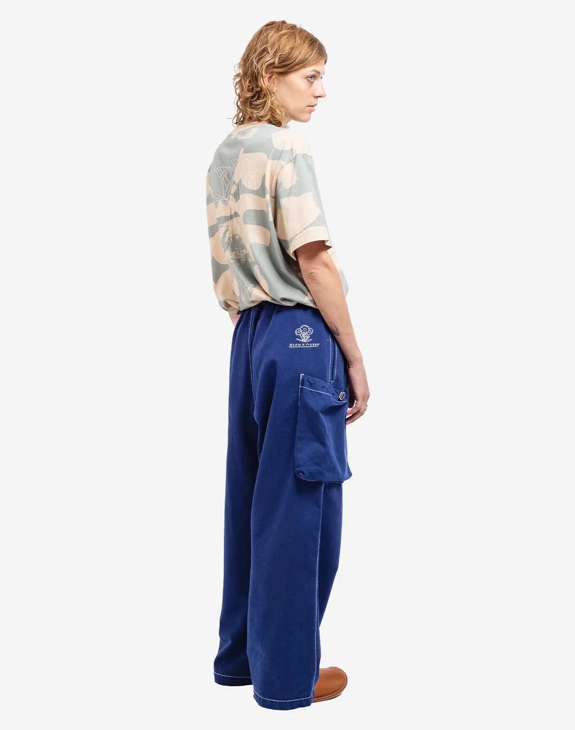 Olow Bruce Paint pantalon bleu outremer canvas