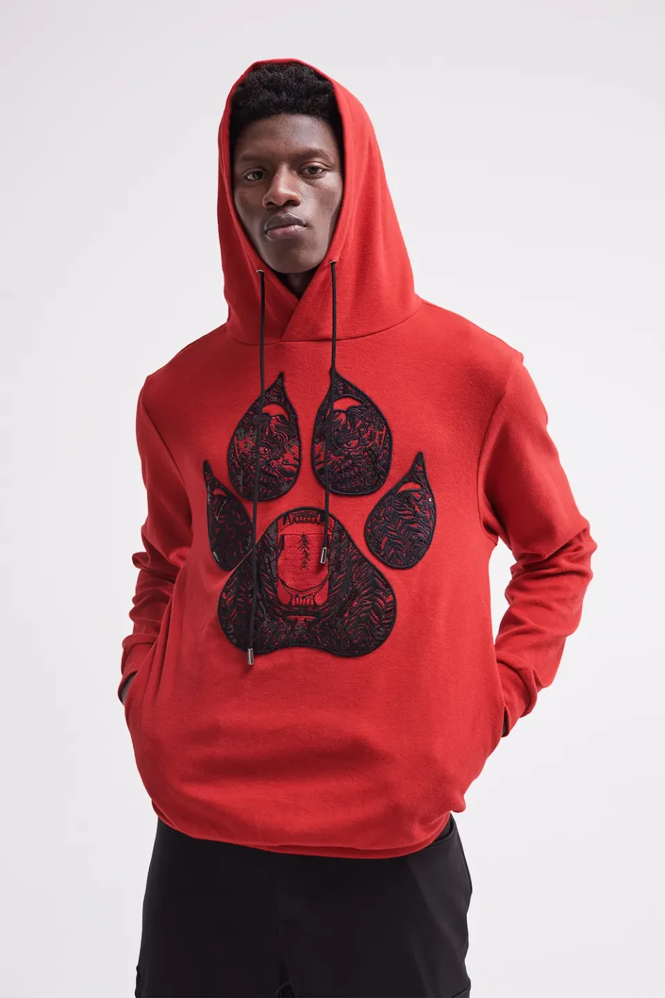 French Deal Scratch hoodie coton stretch
