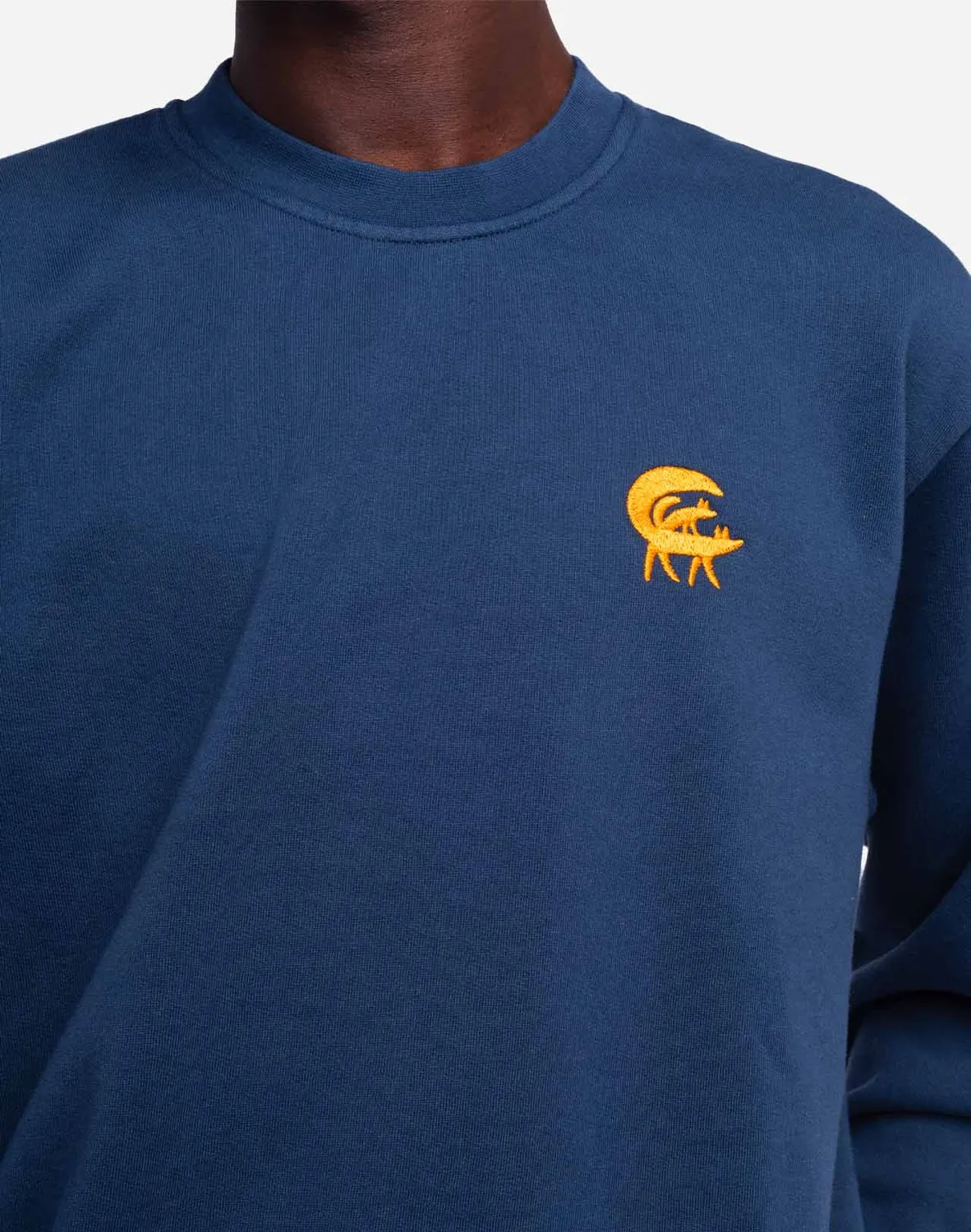 OLOW Father sweat bleu indigo coton doux