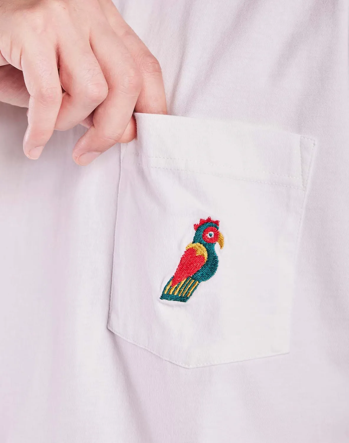 OLOW Quetzal T-shirt ample écru coton