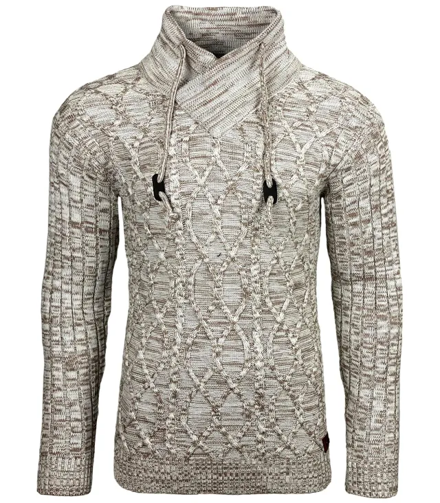 Subliminal Mode BX292 pull homme col montant noir