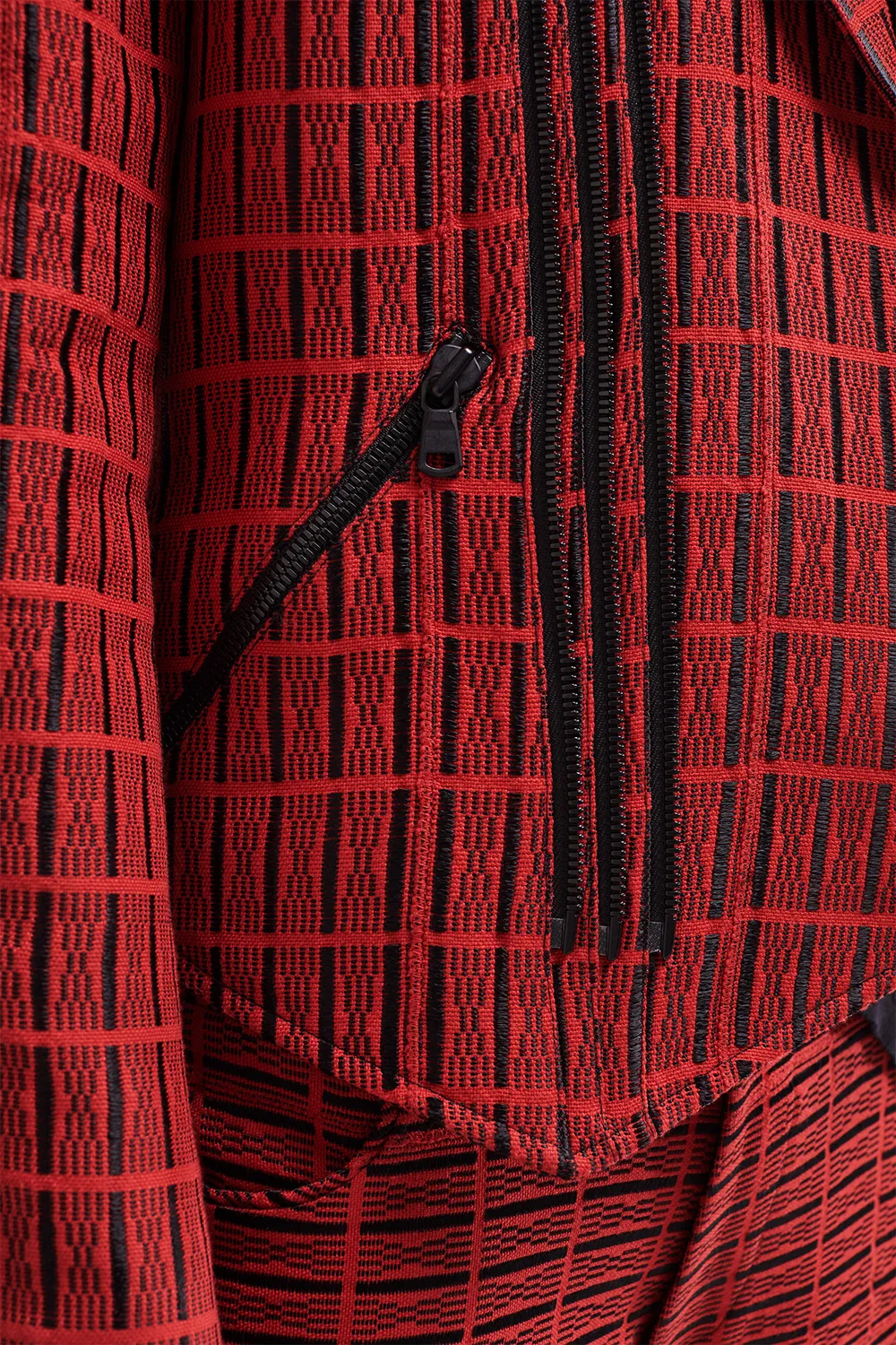 French Deal Perfect Comoé veste coton pagne baoulé