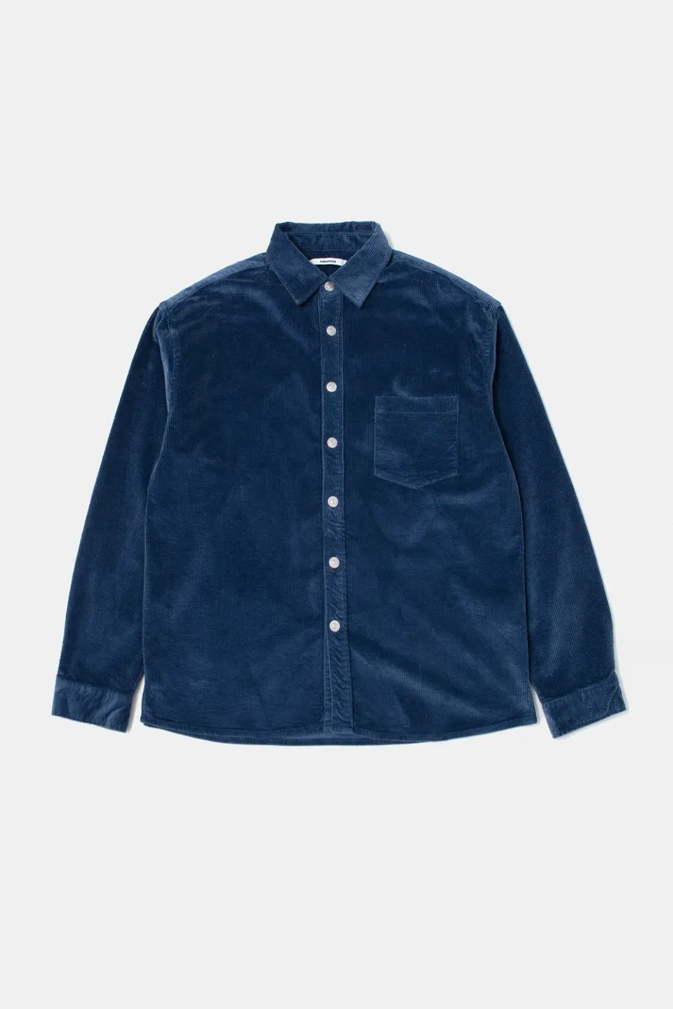 Edmmond Studios John Shirt surchemise bleu foncé velours