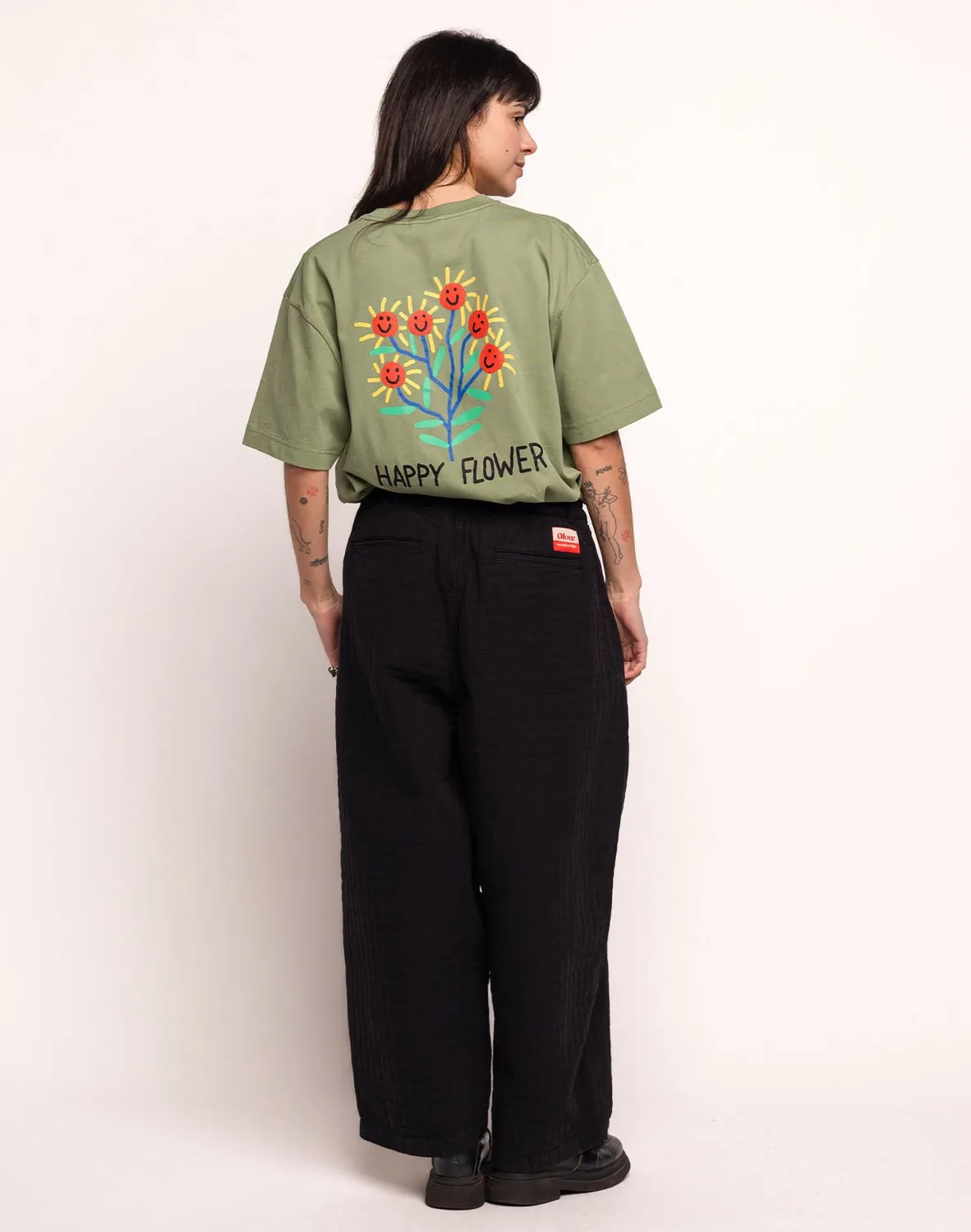OLOW Cargeot pantalon carreaux matelassé