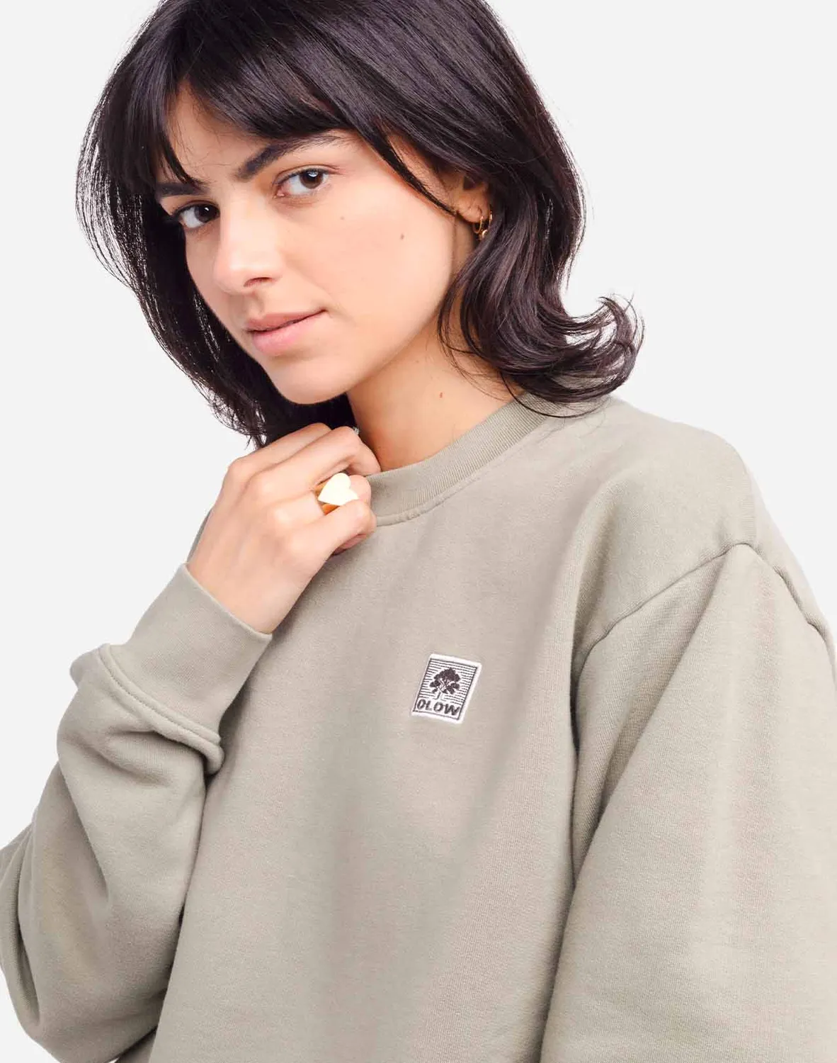 OLOW Canopée sweat argile coupe confort