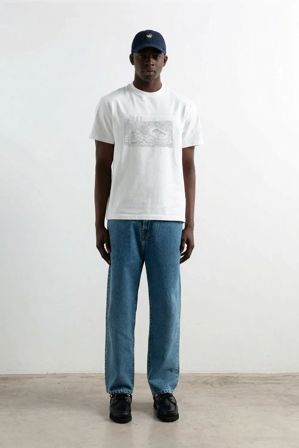 Edmmond Studios Landscape t-shirt blanc imprimé