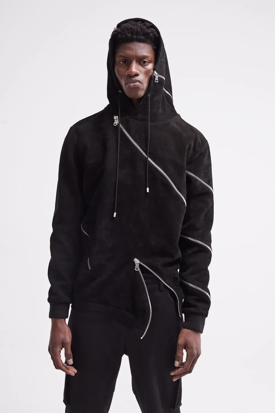 French Deal Wave sweat à capuche cuir