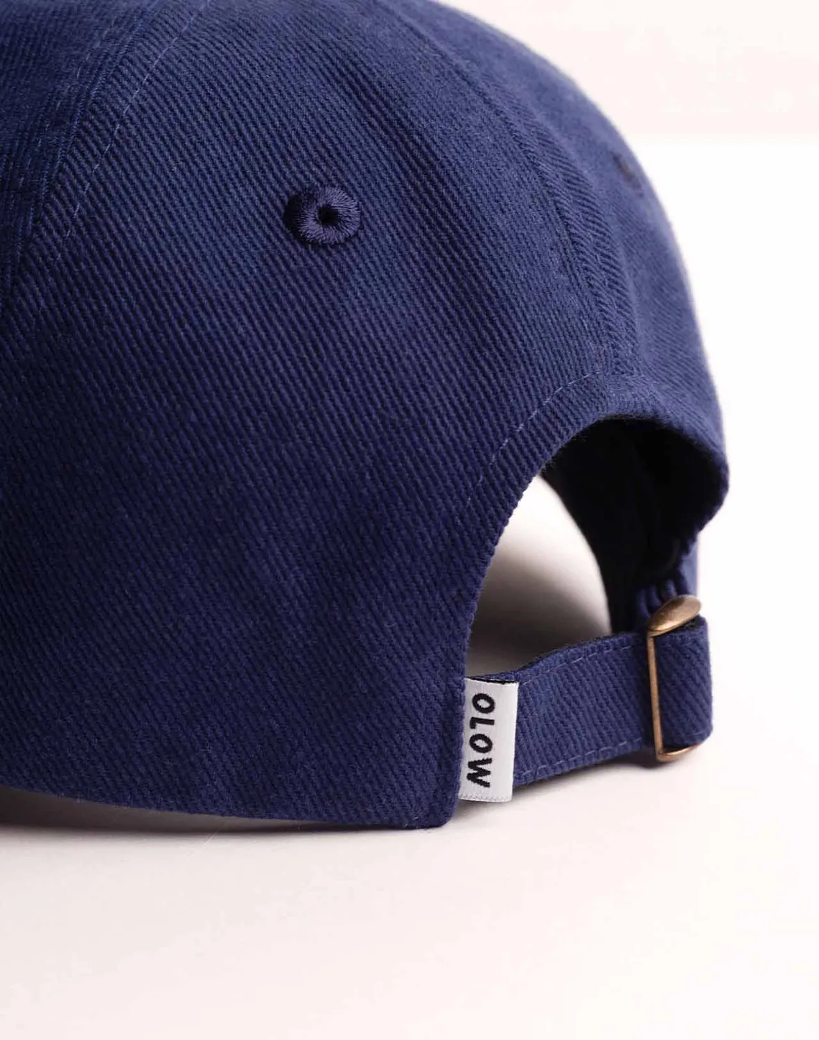 OLOW Six Panel casquette bleu outremer coton bio