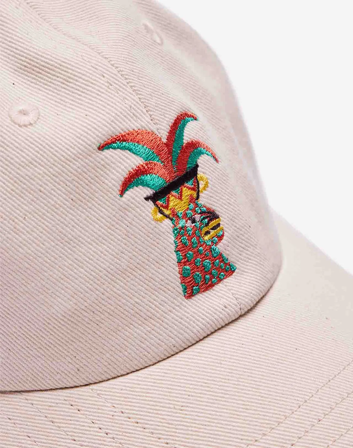 OLOW Six Panel Yaguar casquette écru coton bio