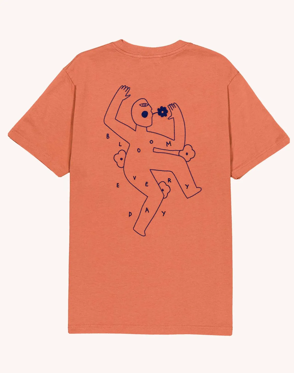OLOW Let Go t-shirt mandarine brodé