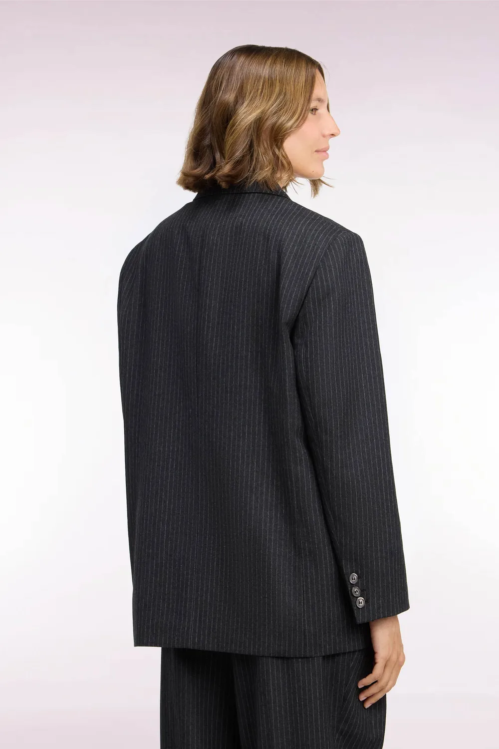 Eden Park Club Classique blazer noir laine stretch oversized