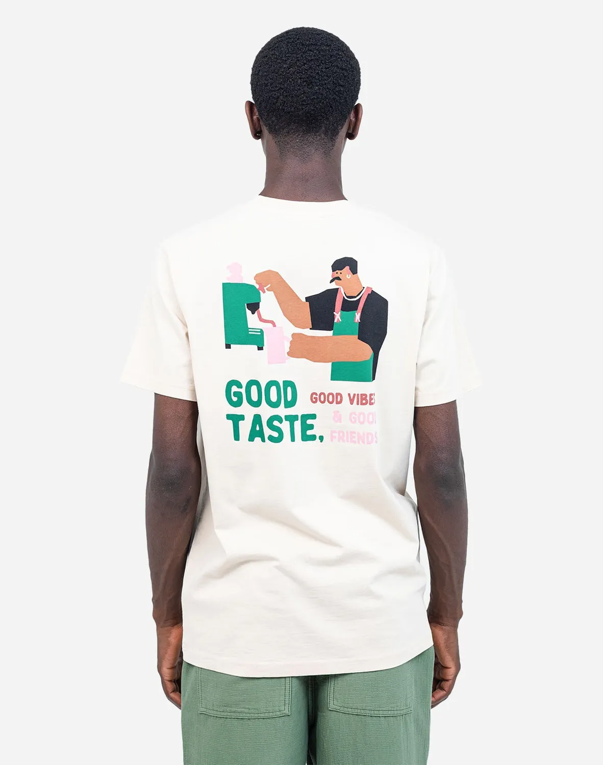 Olow Local Brewery t-shirt crème coton bio