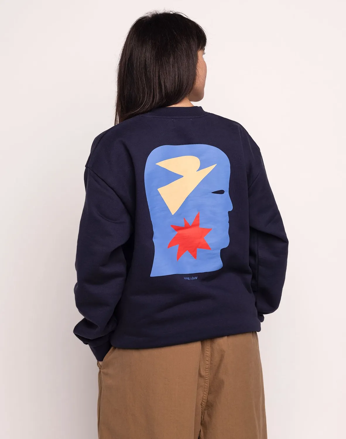 OLOW Free Mind sweat molleton bleu dusk
