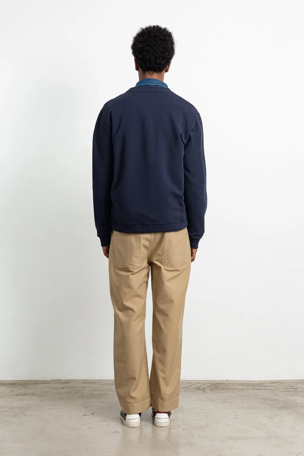 Edmmond Studios Manoir cardigan homme bleu marine
