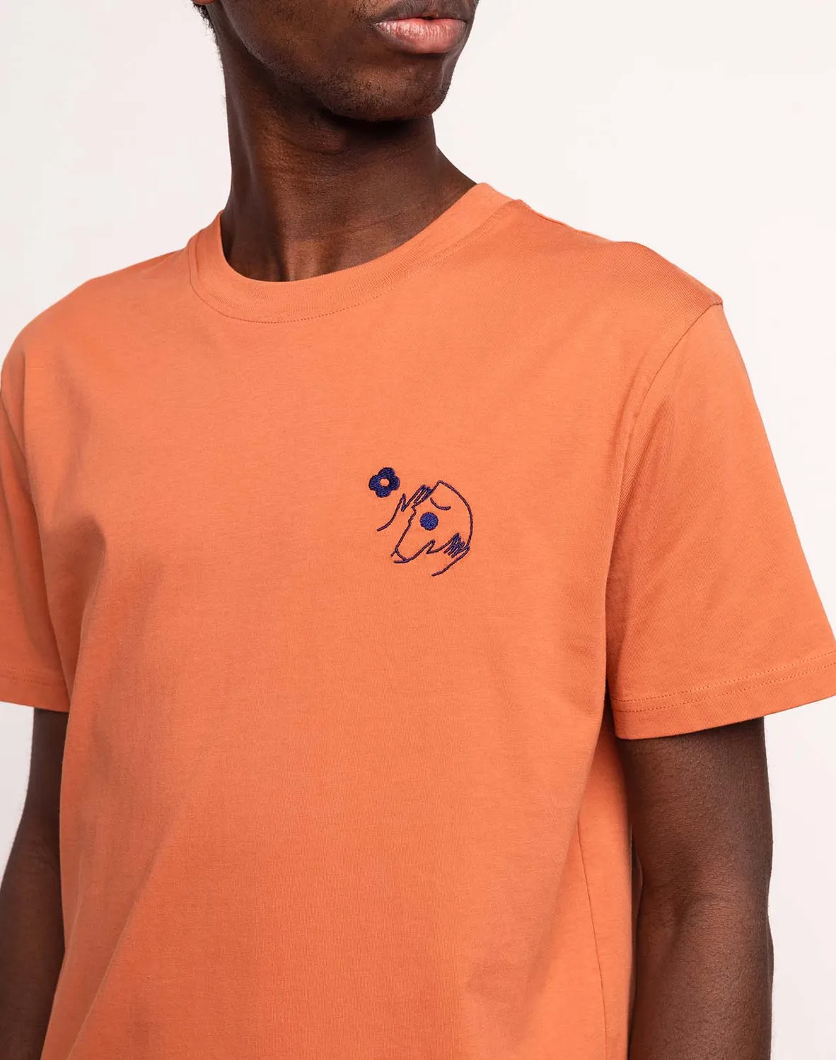 OLOW Let Go t-shirt mandarine brodé