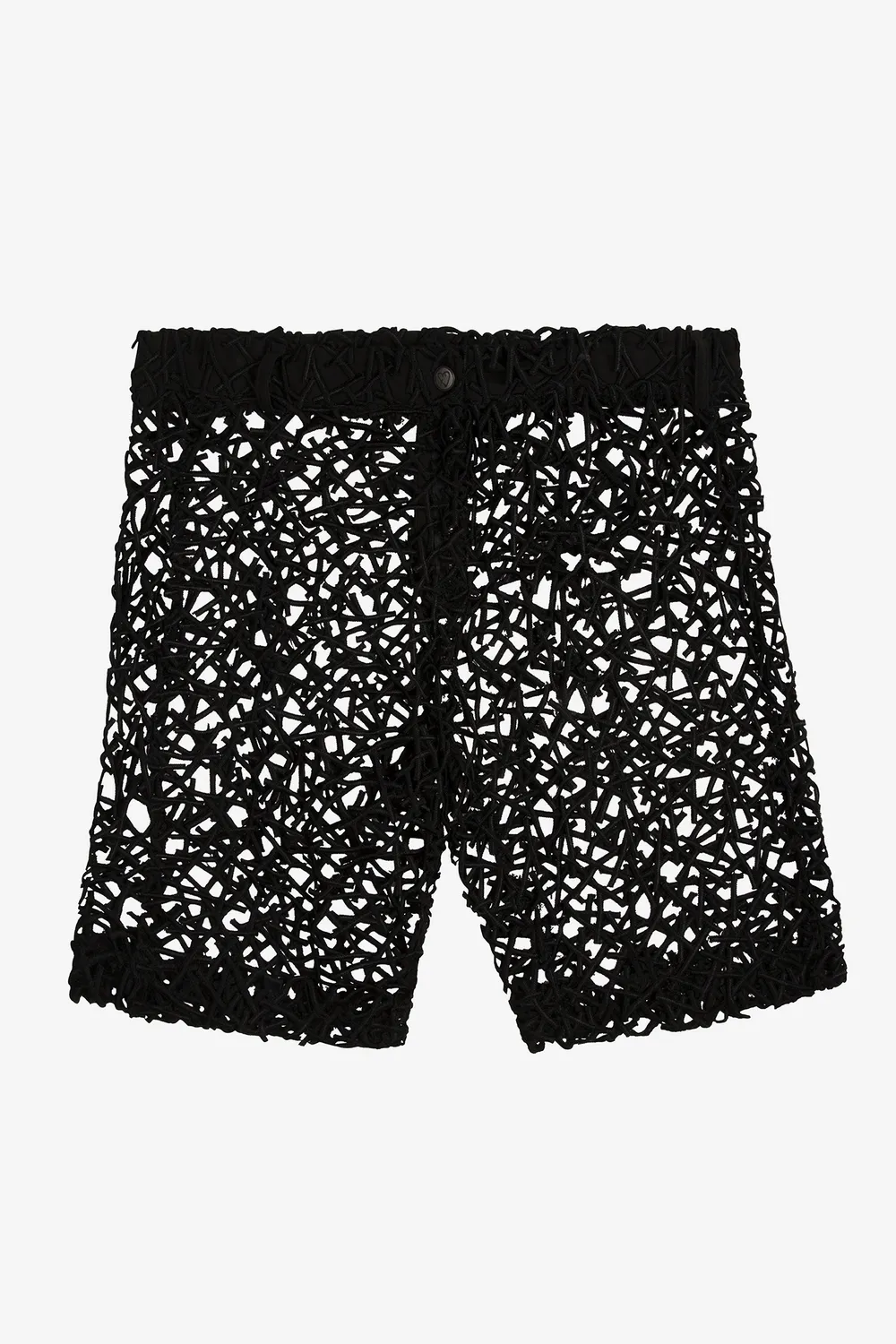 French Deal Spider Transparent short guipure