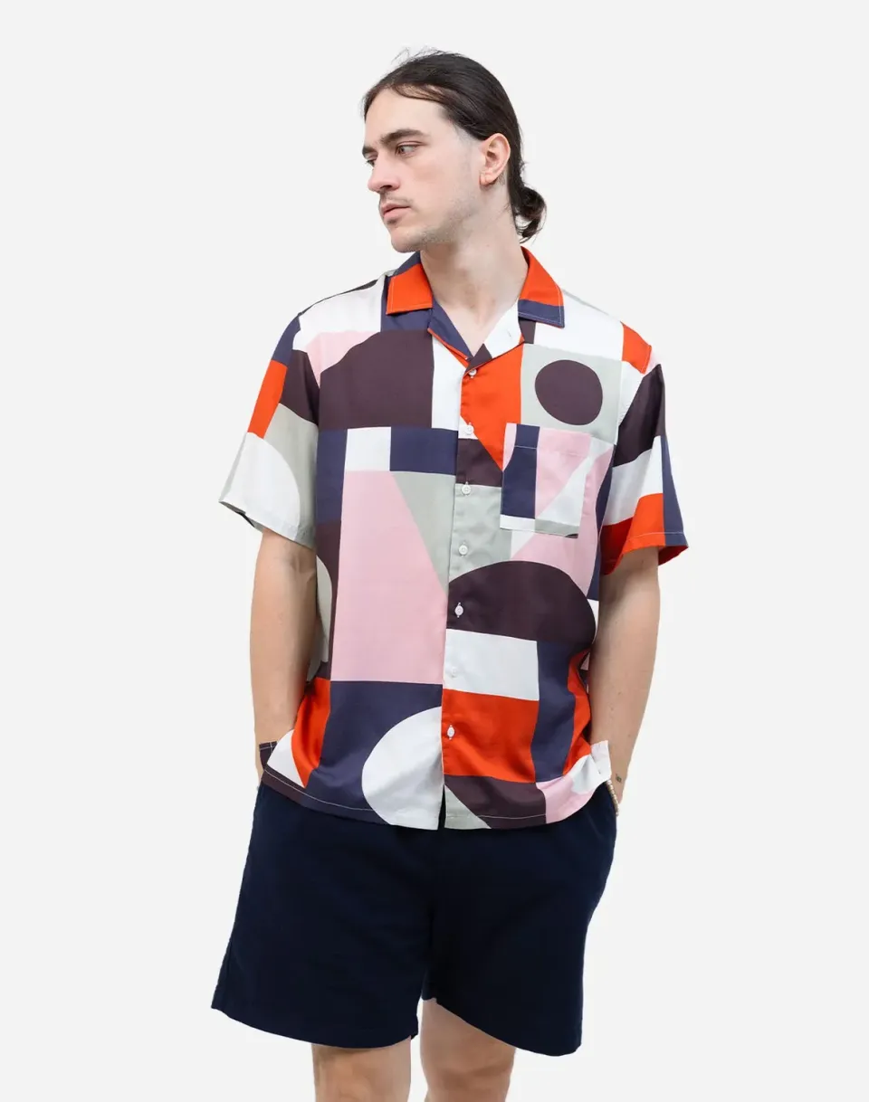 OLOW Aloha Cubism chemisette homme tencel