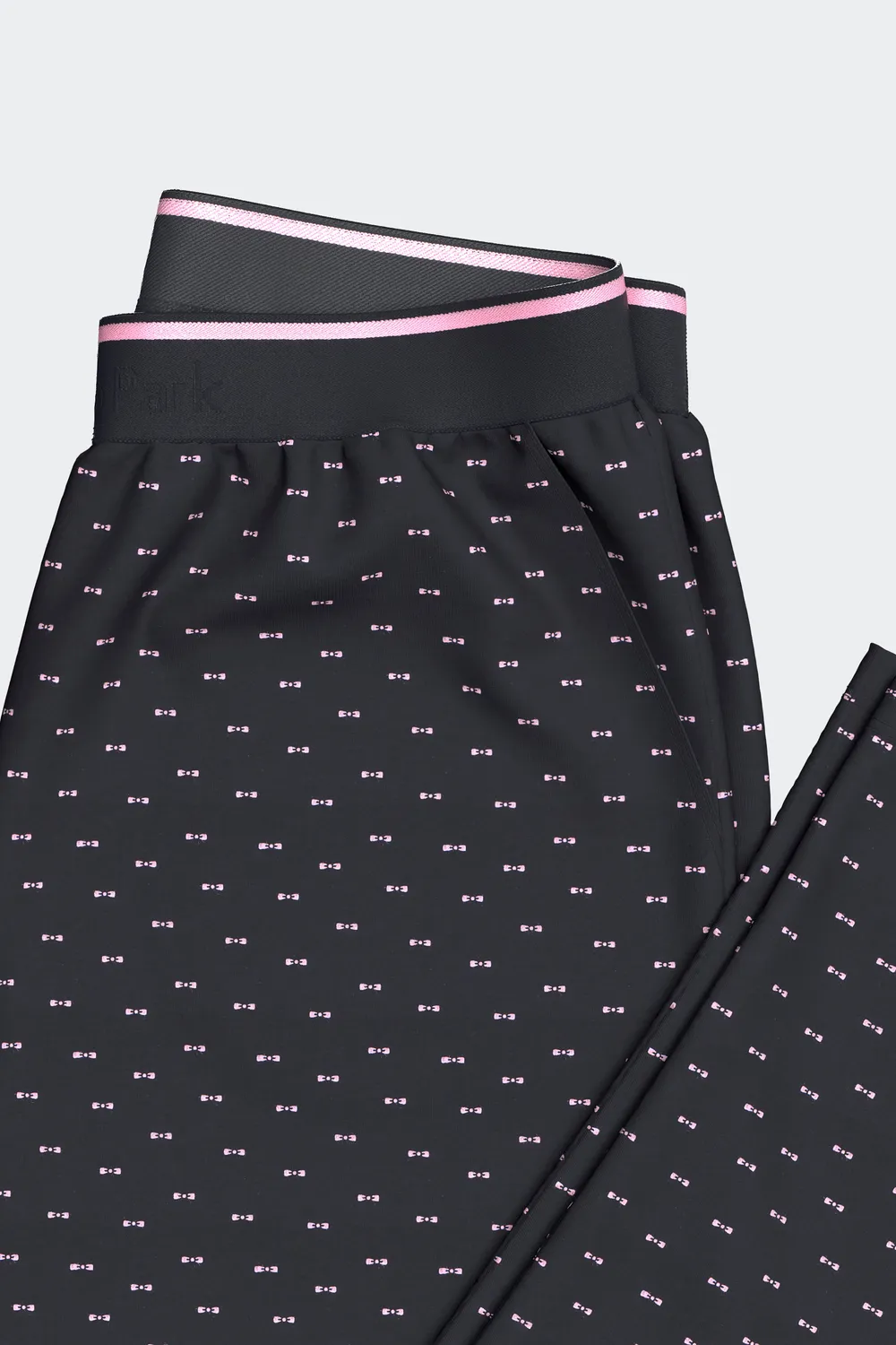 Eden Park Ensemble pyjama long coton marine nœuds papillon