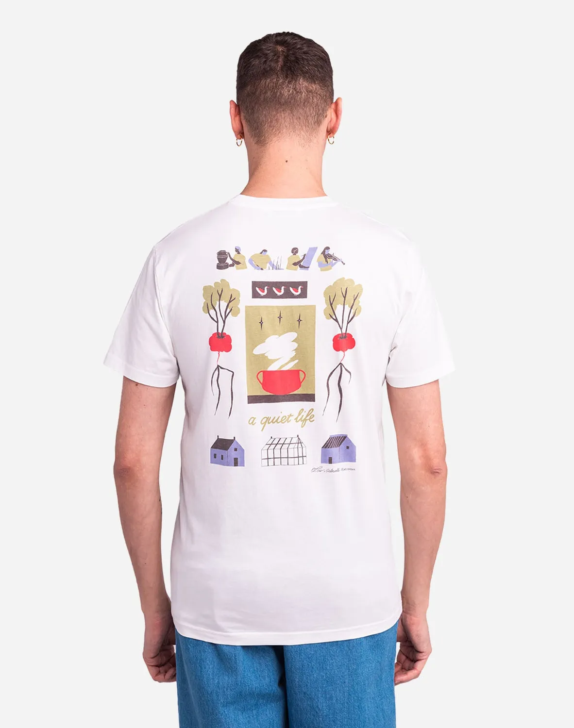 OLOW Rozel t-shirt écru ample coton bio