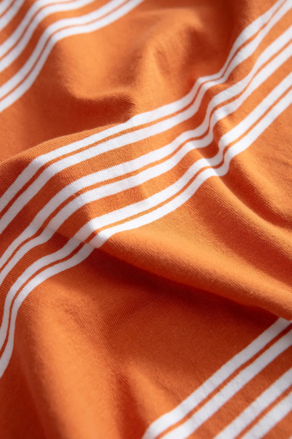 Edmmond Studios Multistripes t-shirt homme orange coton 220g